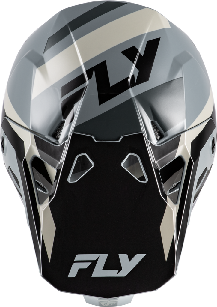 Fly Racing Formula CP Seal Helmet - Black/Grey/Light Grey