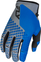 Load image into Gallery viewer, Fly Racing 2026 Kinetic Gloves - Blue/Grey/Black