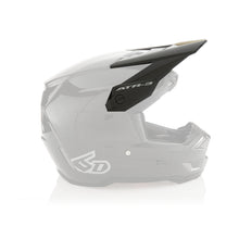 Load image into Gallery viewer, 6D ATR-3Y Solid Youth Helmet Peak - Gloss Black