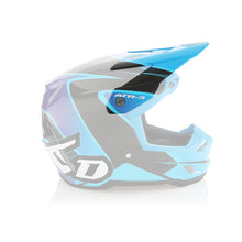 Load image into Gallery viewer, 6D ATR-3Y Wave Series Youth Helmet Peak - Gloss Cyan/Blue/Purple