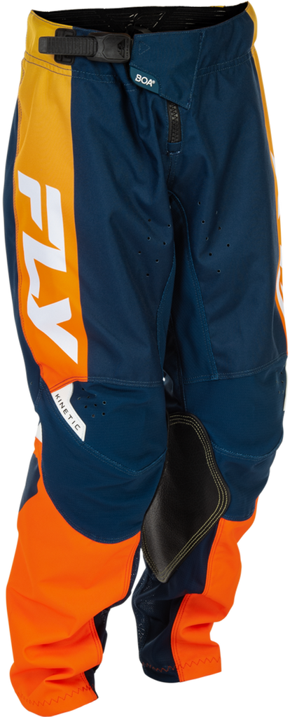 Fly Racing 2026 Kinetic MX Youth Pants - Navy/Orange