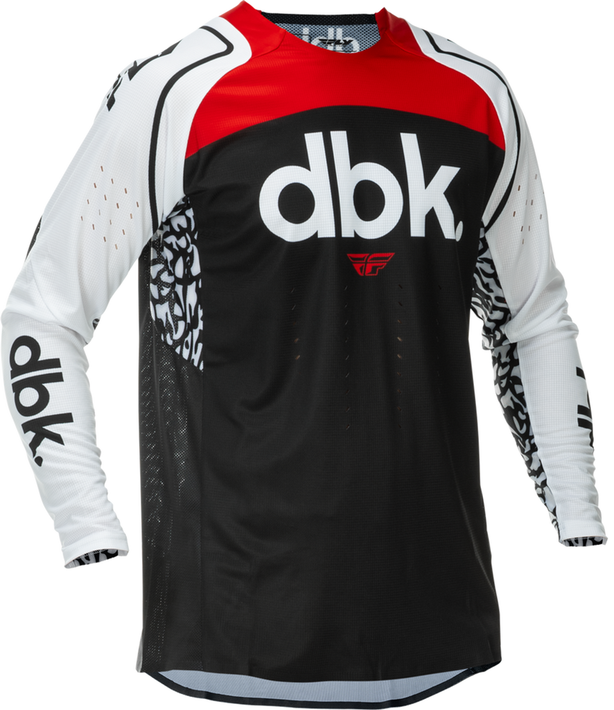 Fly Racing 2026 Evolution DBK MX Jersey - Black/White/Red