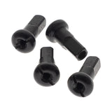 STATES MX ALLOY SPOKE NIPPLE - FRONT 9 GAUGE - BLACK