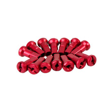 Load image into Gallery viewer, STATES MX ALLOY SPOKE NIPPLE - FRONT 9 GAUGE - RED
