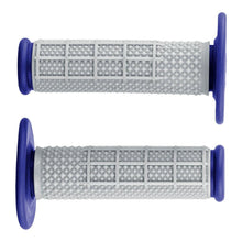 Load image into Gallery viewer, STATES MX PRO SERIES DIAMOND MX HAND GRIPS - HALF WAFFLE - BLUE