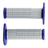 STATES MX PRO SERIES DIAMOND MX HAND GRIPS - HALF WAFFLE - BLUE