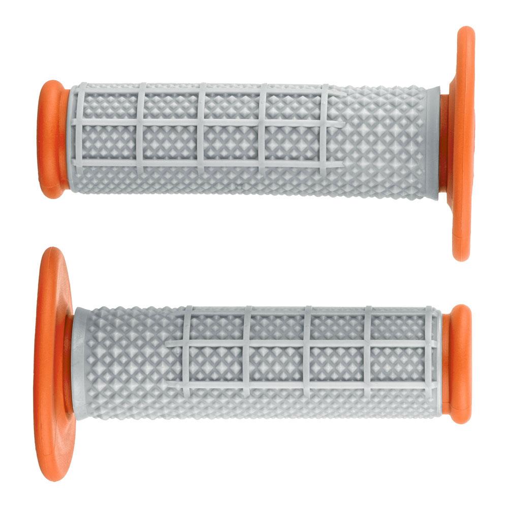 STATES MX PRO SERIES DIAMOND MX HAND GRIPS - HALF WAFFLE - ORANGE