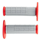 STATES MX PRO SERIES DIAMOND MX HAND GRIPS - HALF WAFFLE - RED