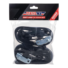 Load image into Gallery viewer, STATES MX SOFT LOOP TIE DOWN SET - BLACK
