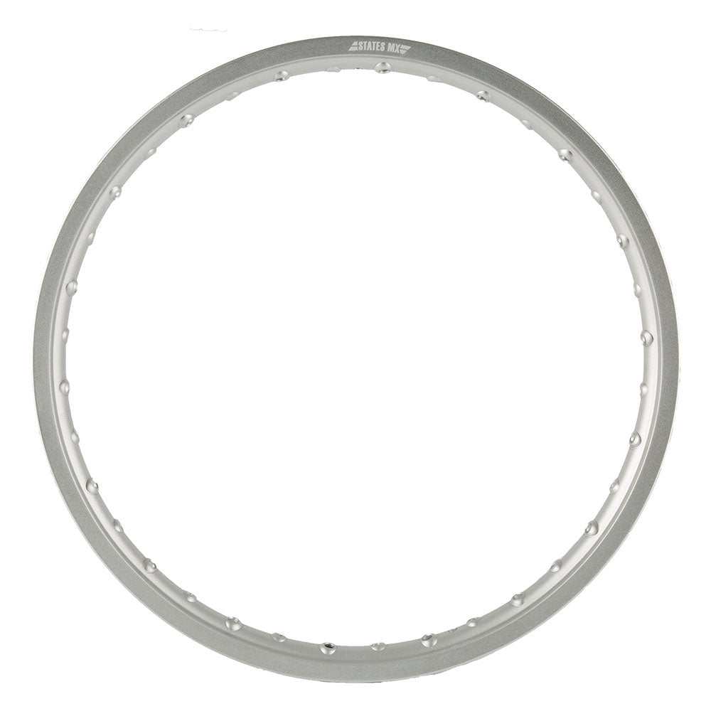 STATES MX RIM : 21 X 1.60 / 36H 2X/LHH - SILVER