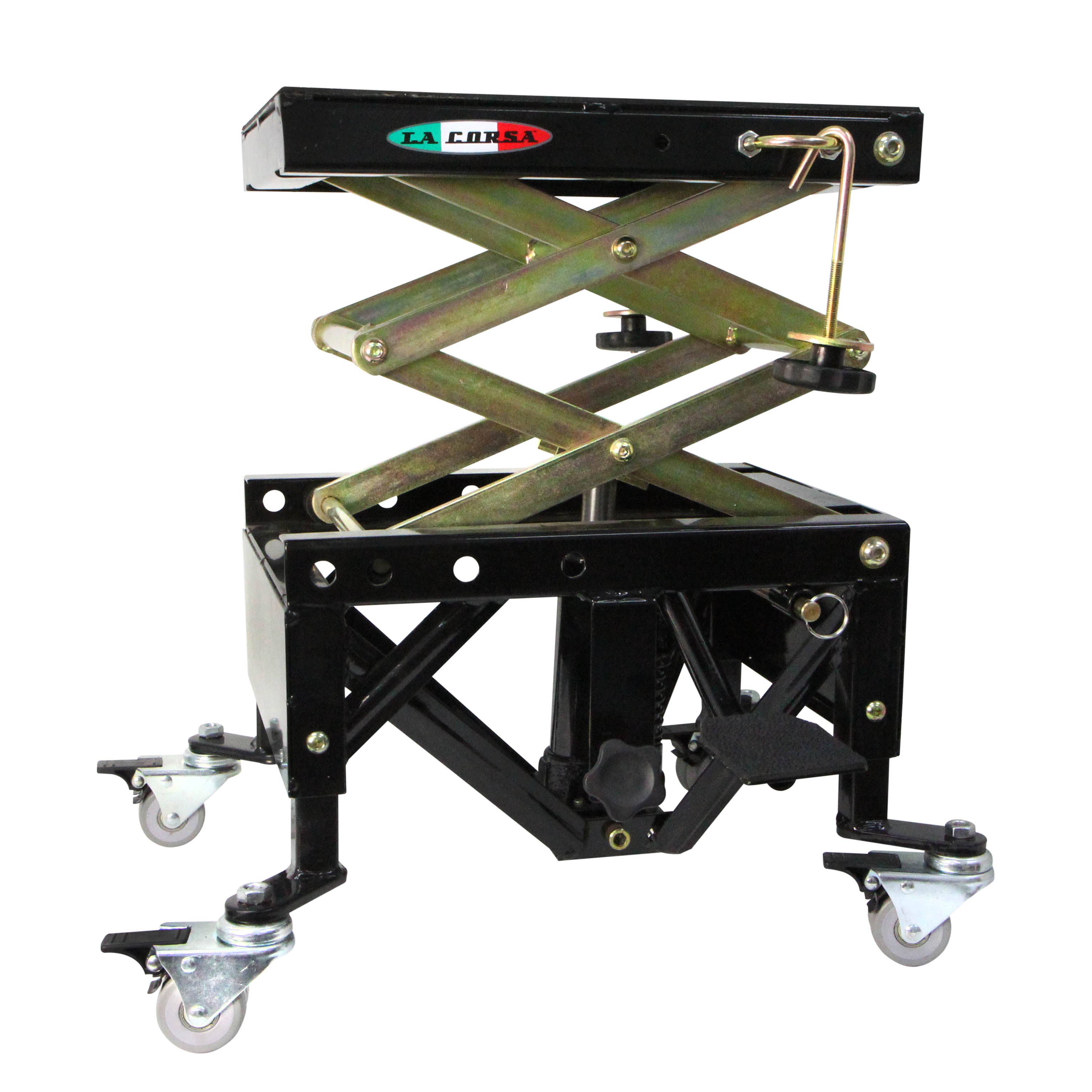 LA CORSA - HYDRAULIC SCISSOR LIFT MX STAND WITH WHEELS