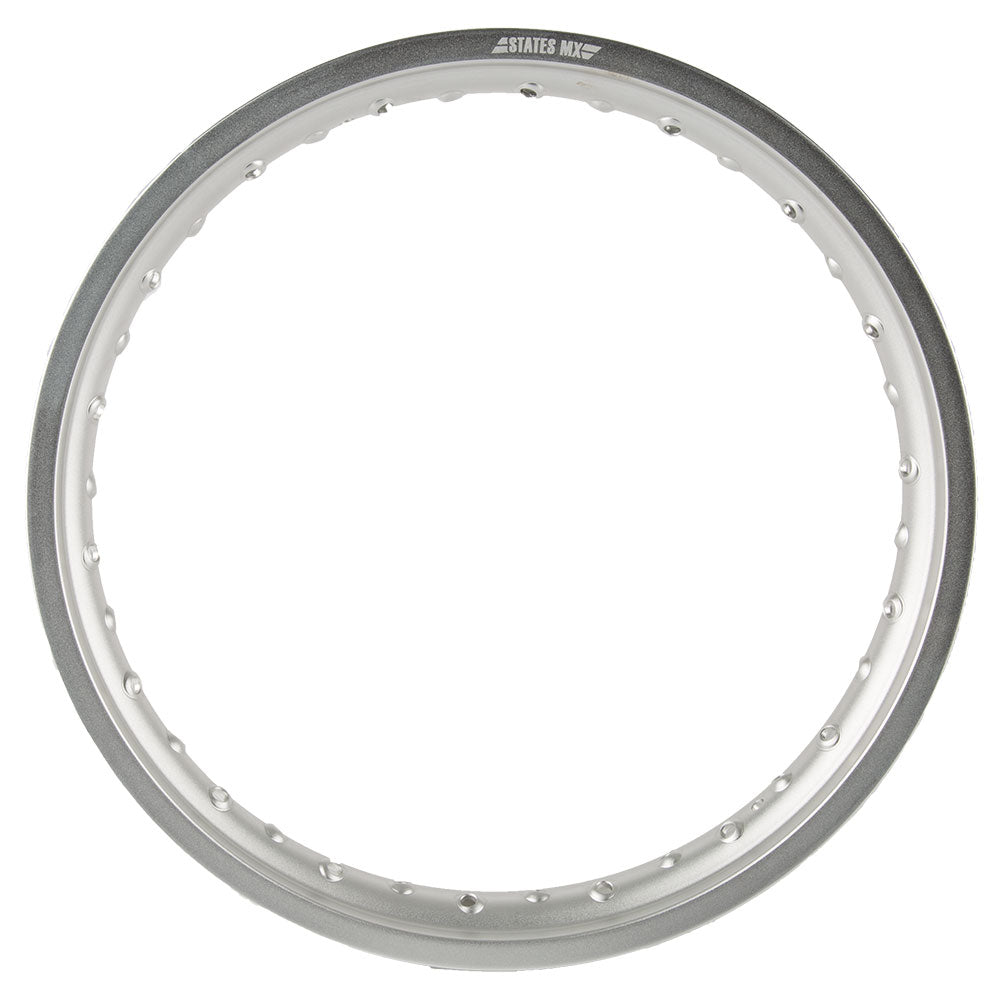 STATES MX RIM: 19 X 2.15 X 32H - SILVER