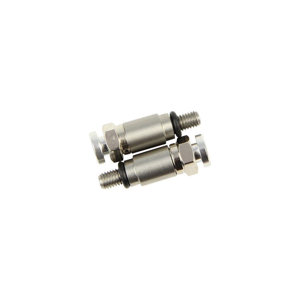 STATES MX FORK BLEEDER VALVES - SILVER