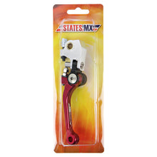 Load image into Gallery viewer, STATES MX BRAKE LEVER - FOLD/FLEX - HONDA - RED