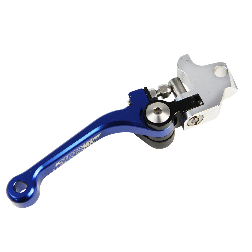 STATES MX BRAKE LEVER - FOLD/FLEX - YAMAHA - BLUE