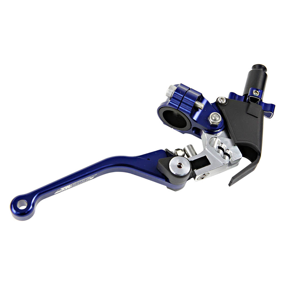 STATES MX CLUTCH PERCH AND LEVER ASSEMBLY - FOLD / FLEX - UNIVERSAL - BLUE