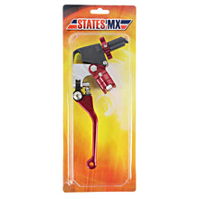 Load image into Gallery viewer, STATES MX CLUTCH PERCH AND LEVER ASSEMBLY - FOLD / FLEX - UNIVERSAL - RED