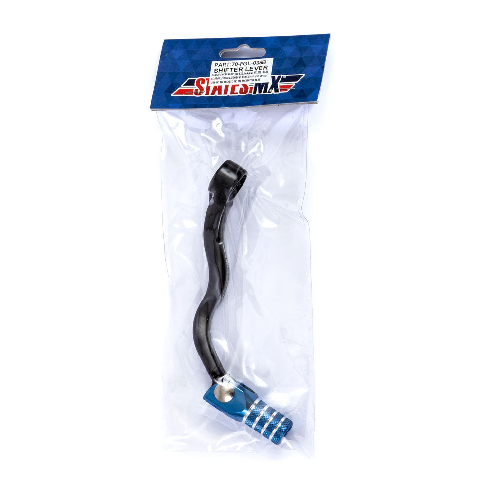 STATES MX FORGED GEAR LEVER - HUSQVARNA - BLUE