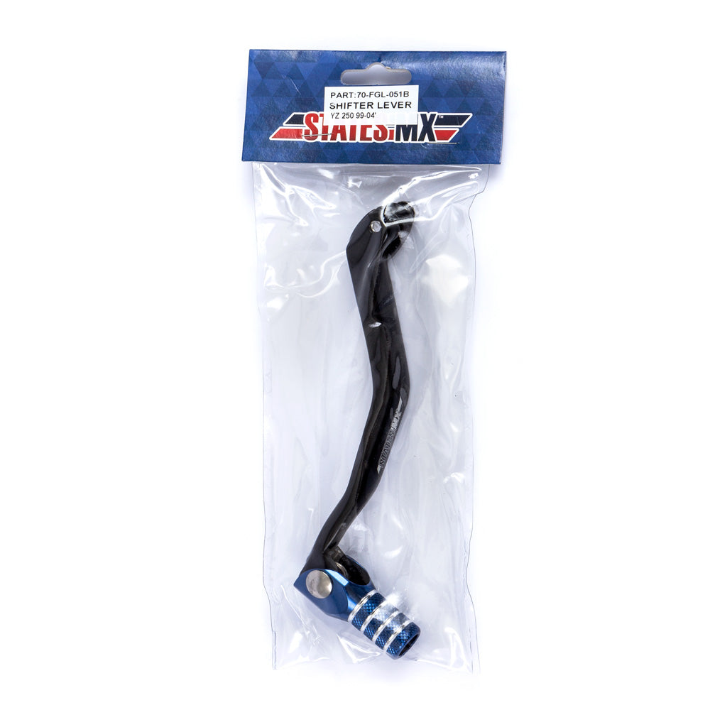 STATES MX FORGED GEAR LEVER - YAMAHA - BLUE