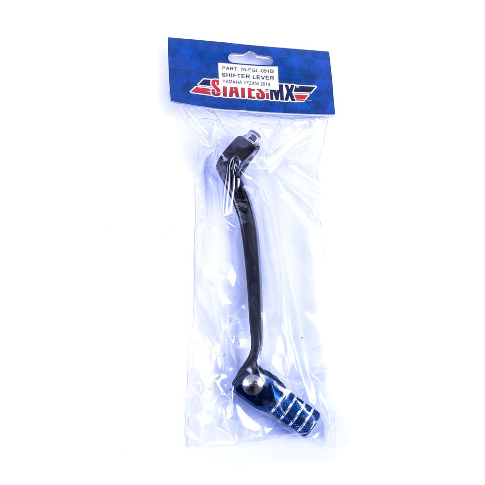 STATES MX FORGED GEAR LEVER - YAMAHA - BLUE