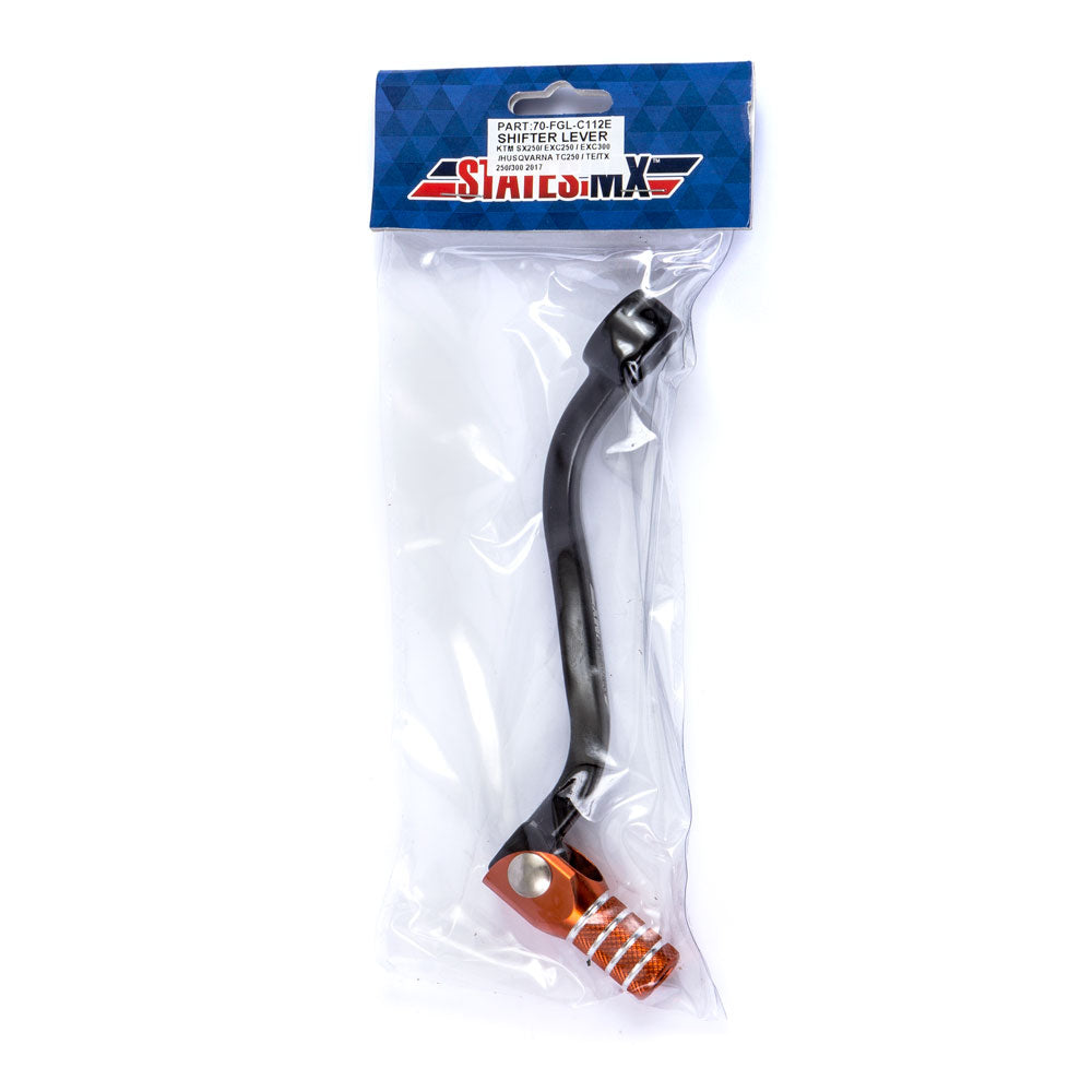 STATES MX FORGED GEAR LEVER - KTM - ORANGE