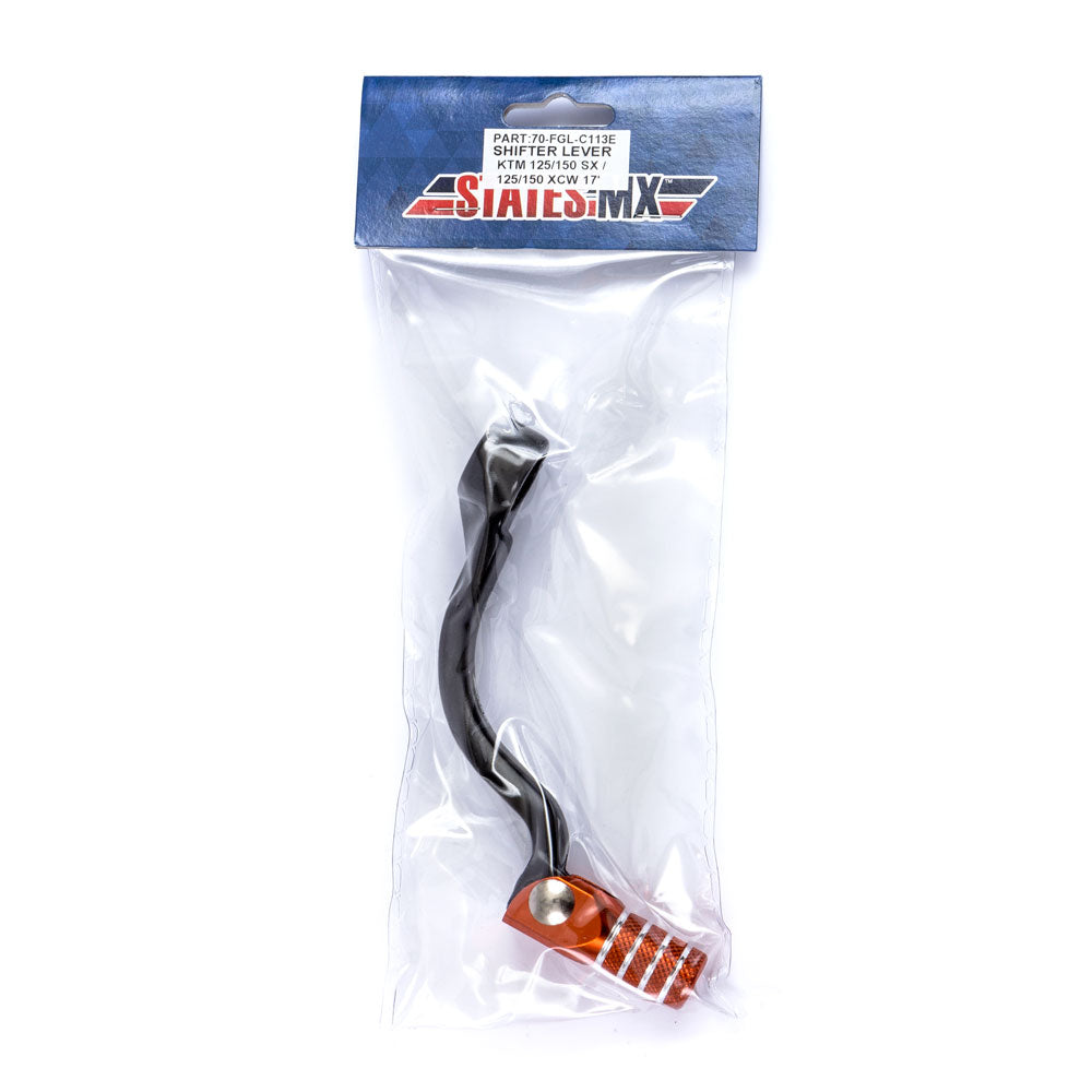 STATES MX FORGED GEAR LEVER - KTM - ORANGE