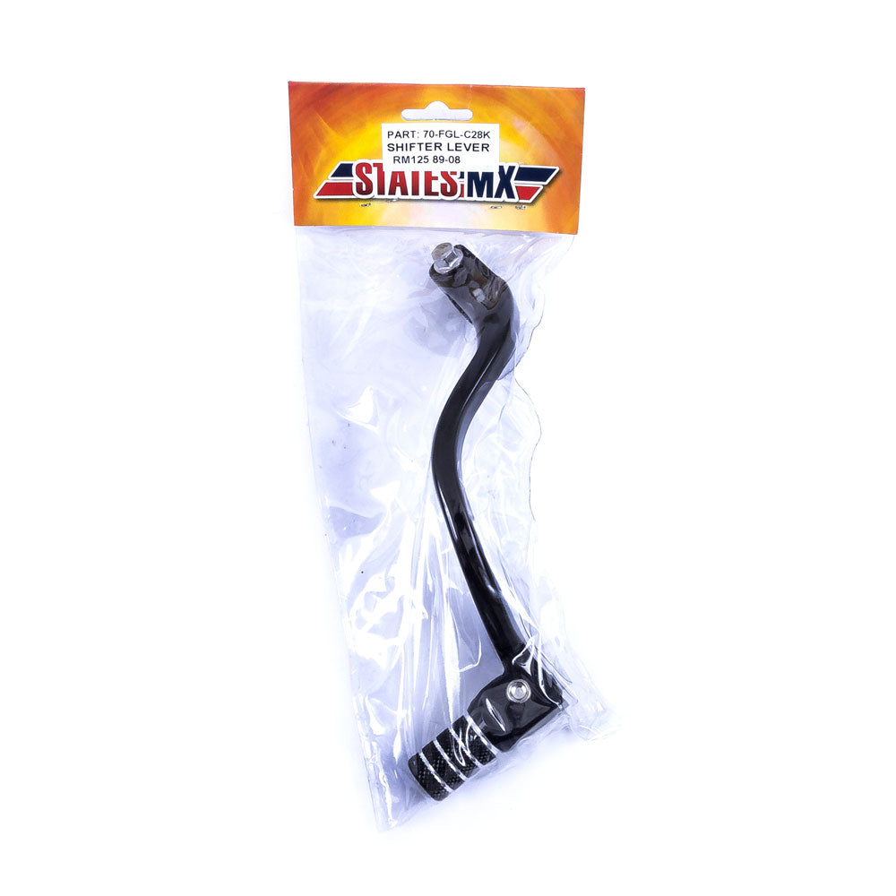 STATES MX FORGED GEAR LEVER - SUZUKI - BLACK