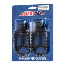 Load image into Gallery viewer, STATES MX S2 ALLOY OFF ROAD FOOTPEGS - SUZUKI - BLACK