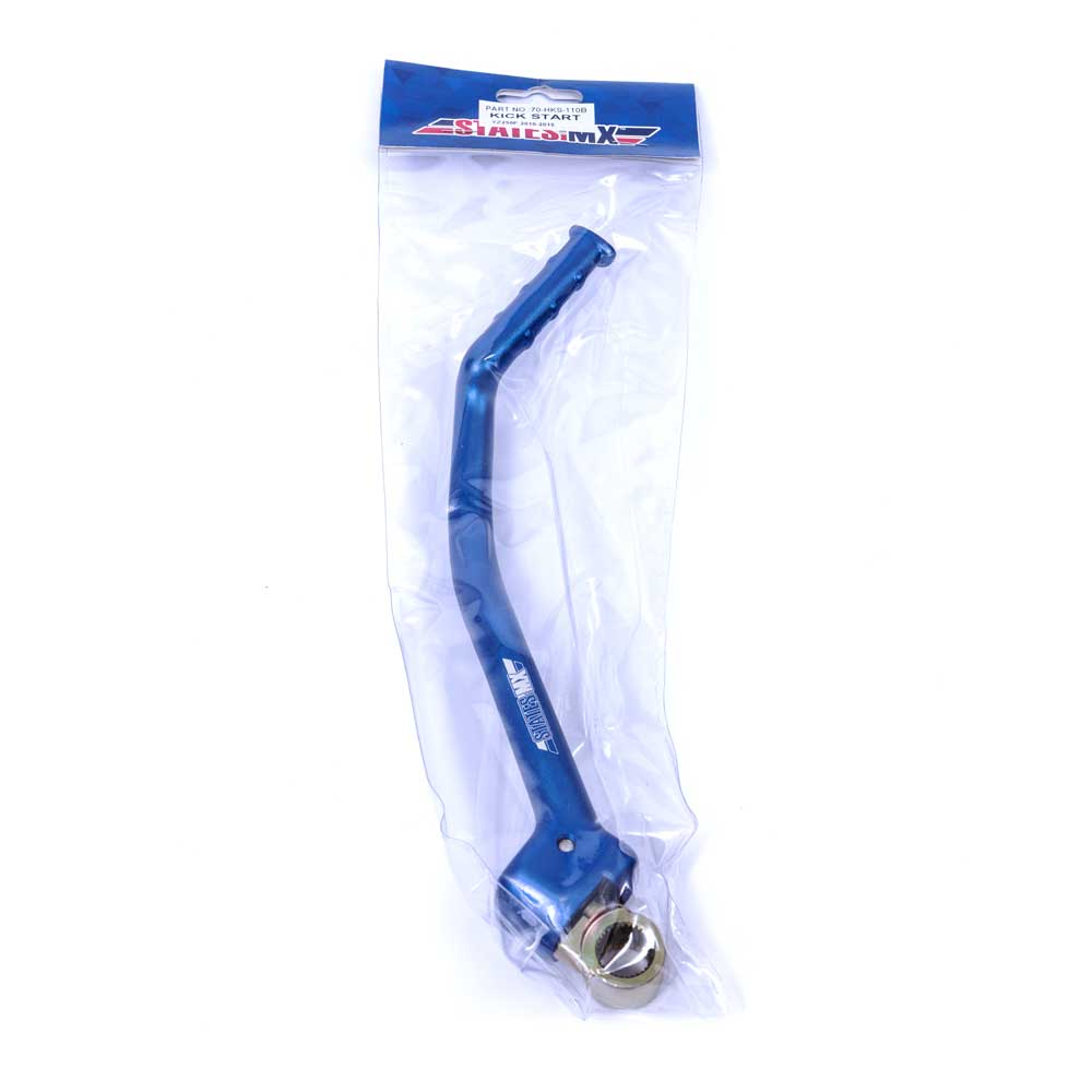 STATES MX ALLOY KICKSTART LEVER - YAMAHA - BLUE