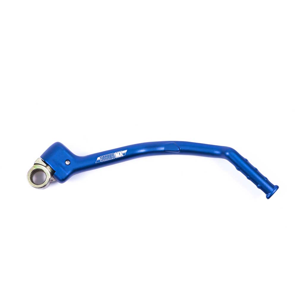 STATES MX ALLOY KICKSTART LEVER - YAMAHA - BLUE