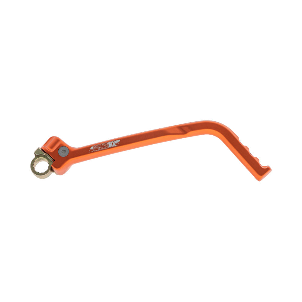 STATES MX ALLOY KICKSTART LEVER - KTM - ORANGE