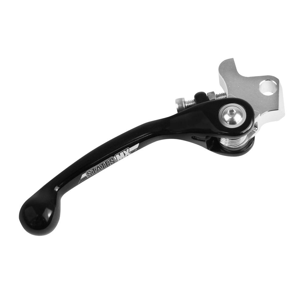 STATES MX FRONT BRAKE LEVER - STD FLEX - YAMAHA - BLACK