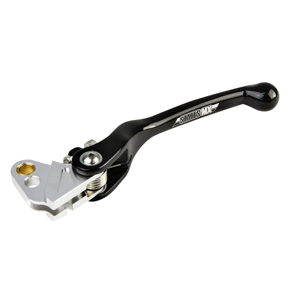 STATES MX CLUTCH LEVER - STD FLEX - SUZUKI/YAMAHA/KAWASAKI - BLACK