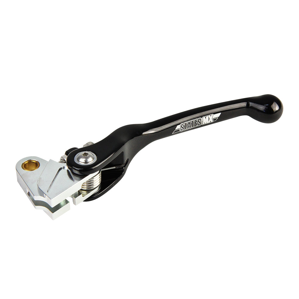 STATES MX CLUTCH LEVER - STD FLEX - SUZUKI/YAMAHA/KAWASAKI - BLACK