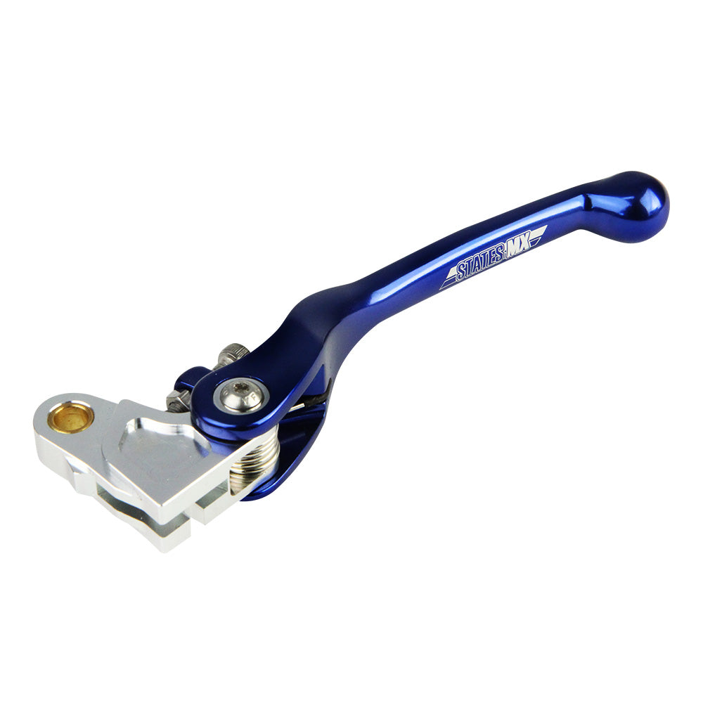 STATES MX CLUTCH LEVER - STD FLEX - YAMAHA - BLUE