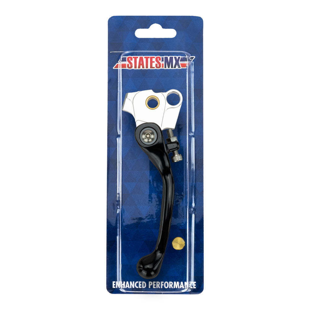 STATES MX LEVER CLUTCH STD FLEX - KAWASAKI KX250 21/KX450 19-21 - BLACK