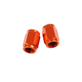 STATES MX VALVE CAPS - ORANGE