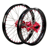 WHEEL SET STATES MX BETA 12 - 21/18 BLACK/RED