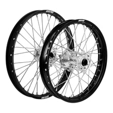 Load image into Gallery viewer, STATES MX WHEEL SET YAMAHA YZ/YZF 21&quot;FRONT/19&quot; REAR - BLACK/SILVER/SILVER