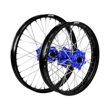 Load image into Gallery viewer, STATES MX WHEEL SET YAMAHA YZ85/SUZUKI RM85 BIG WHEEL 19&quot; FRONT/16&quot; REAR - BLACK/BLUE