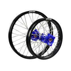 STATES MX WHEEL SET YAMAHA YZ65 14" FRONT/12" REAR - BLACK/BLUE