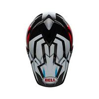Bell Moto-9 Visor District White/Black/Red