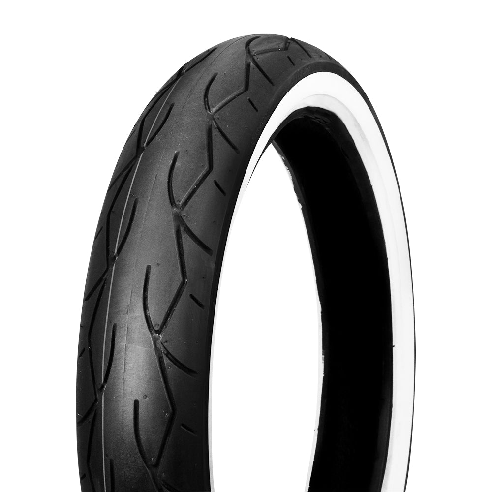 VEE RUBBER TYRE VRM302 WHITE WALL F MT90B16 72H TUBELESS