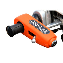 Load image into Gallery viewer, Grip Lock Orange Handle Bar Lock