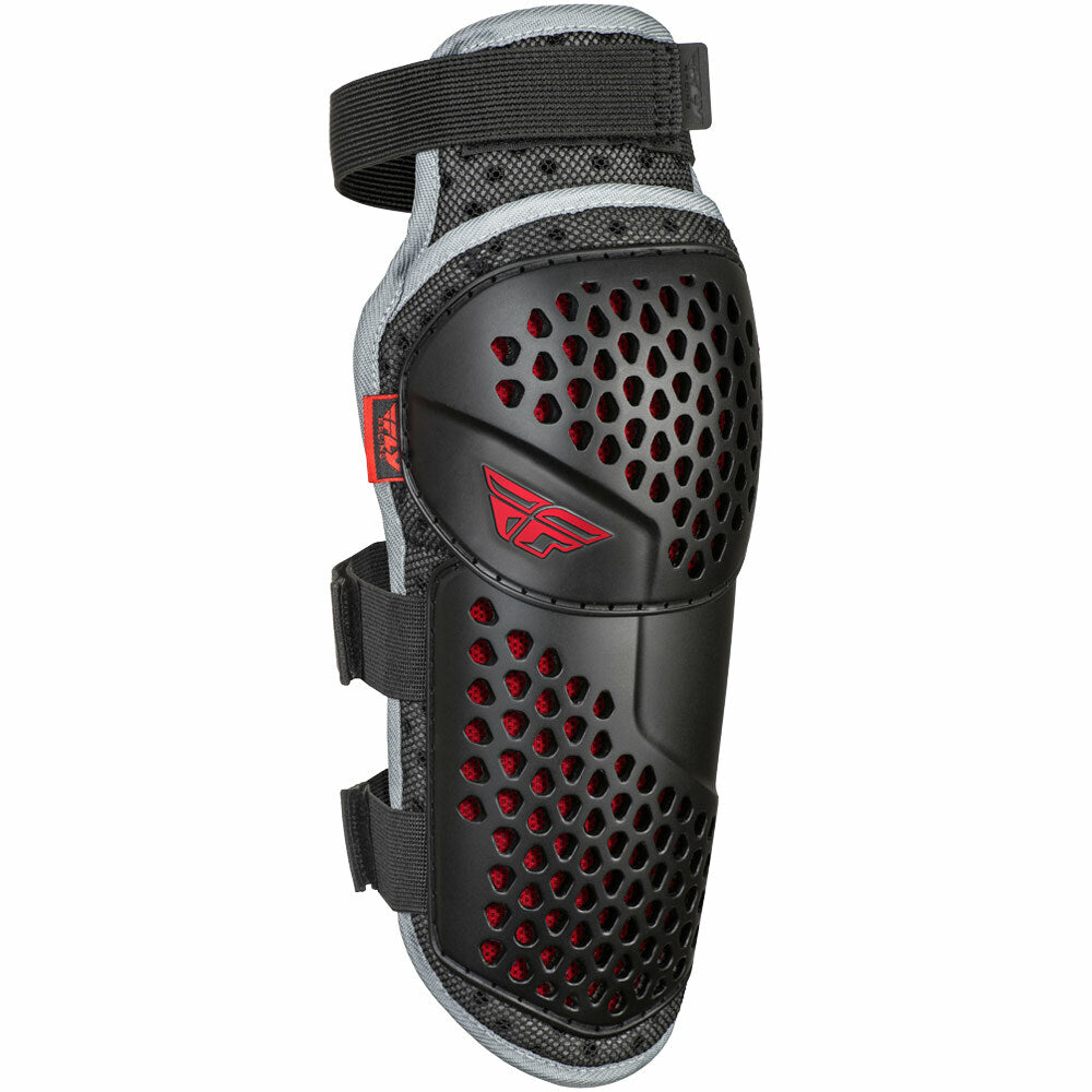 Fly Racing Barricade Flex Motocross Dirt Bike Youth Knee Guards - Black