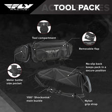 Load image into Gallery viewer, Fly Racing Motorcycle Luggage Tool Pack - Black