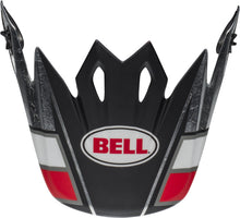 Load image into Gallery viewer, Bell Replacement MX-9 MIPS Twitch Replca (LE) Visor/Peak - Black/Red
