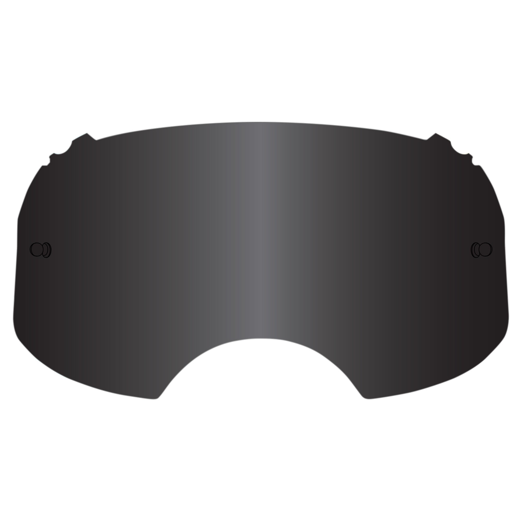 Oakley Airbrake MX Dark Grey Replacement Lens