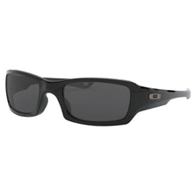 Load image into Gallery viewer, Oakley Fives Squared Polished Black W/ Grey