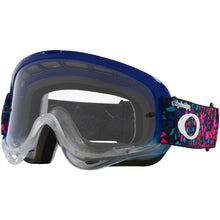 Load image into Gallery viewer, Oakley O Frame Troy Lee Designs Tessell Blue Goggles - Clear Lens
